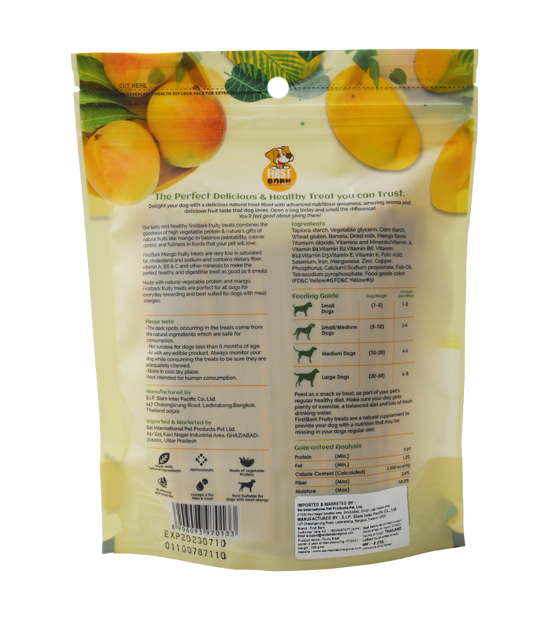 First Bark Fruity Blast Mango Bites (225 gm)