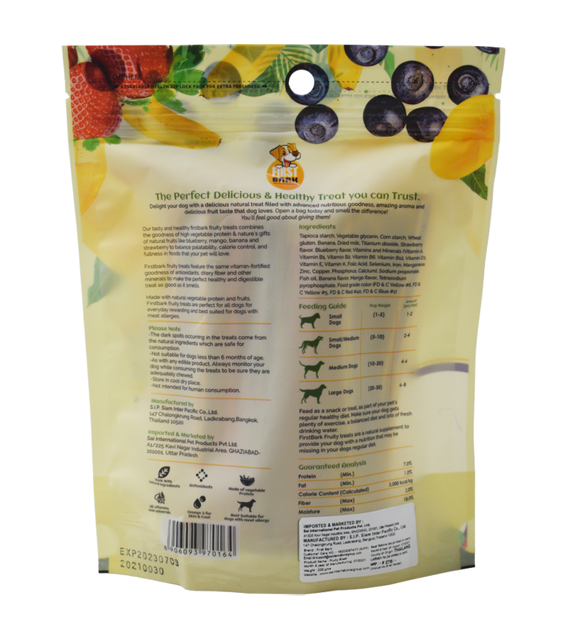 First Bark Fruity Blast Mix Fruit (225 gm)