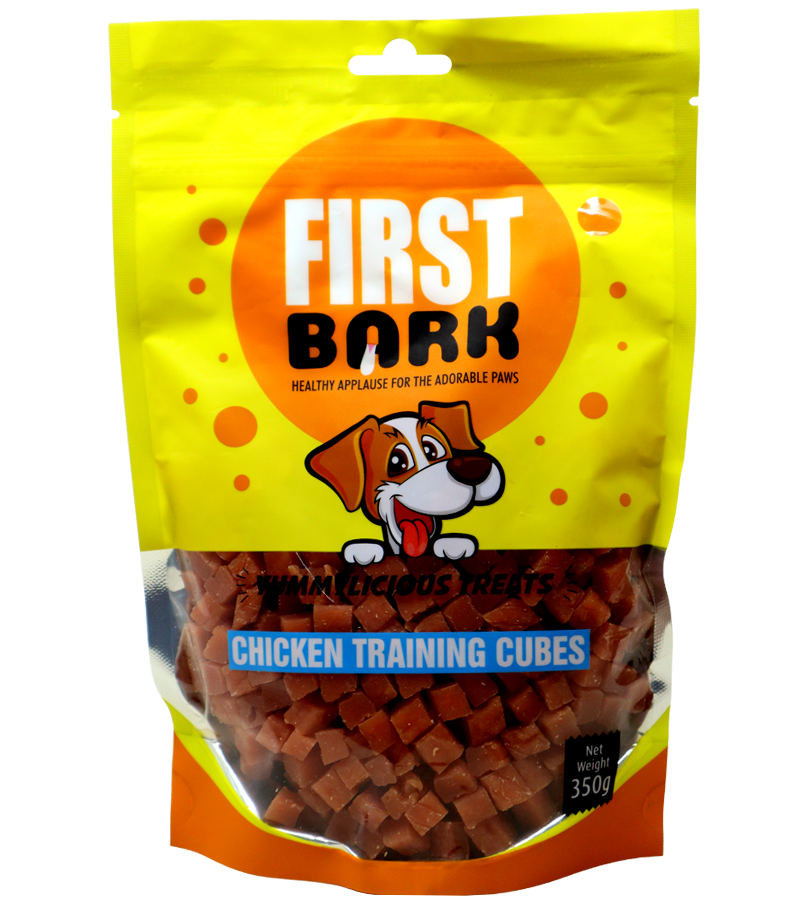 First Bark Chicken Training Cubes (350 Gm)