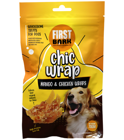 First Bark Chic Wrap Mango & Chicken (70 gm)