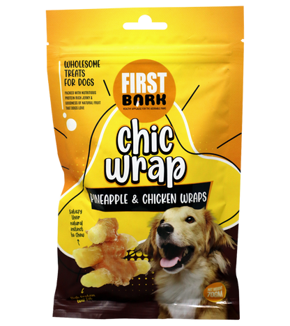 First Bark Chic Wrap Pineapple & Chicken (70 gm)