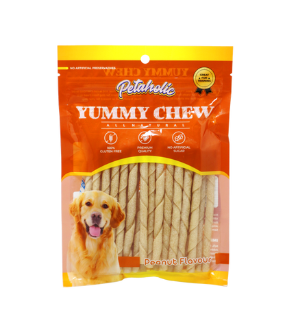 Petaholic Yummy Chew Sticks Peanut (25 in1)