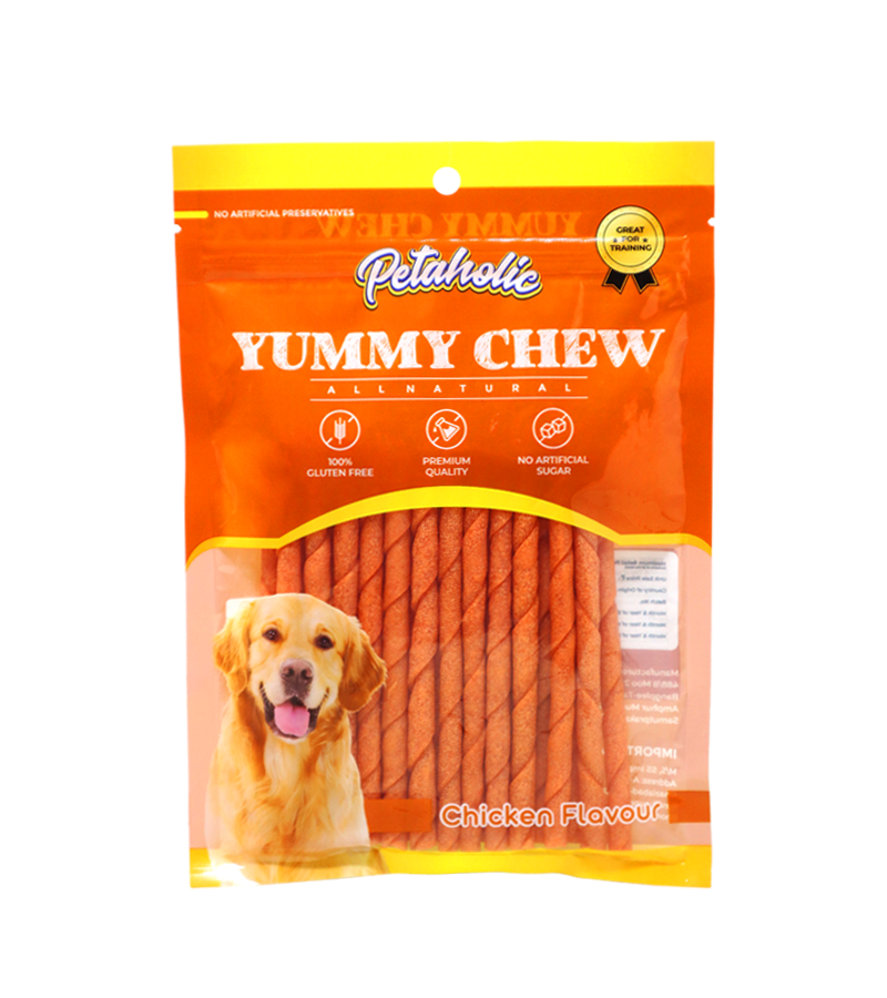 Petaholic Yummy Chew Sticks Chicken (25 in 1)