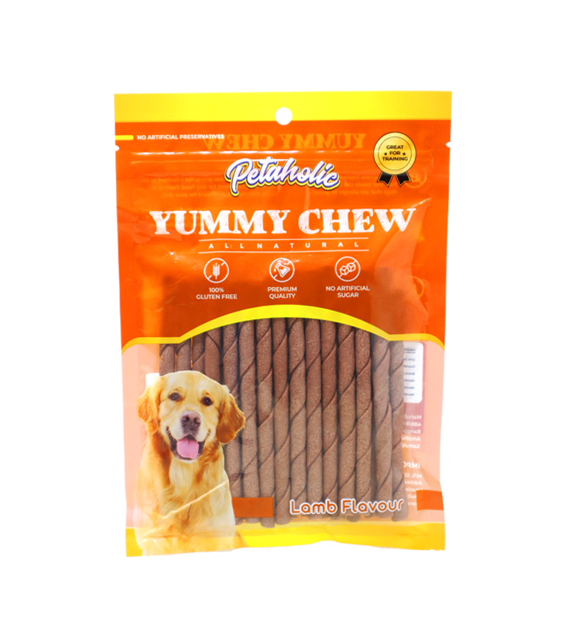 Petaholic Yummy Chew Stciks Lamb (25 in 1)