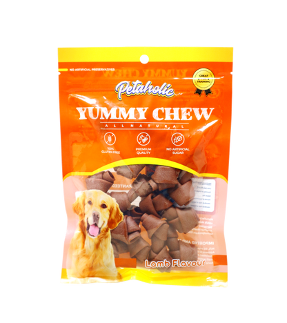 Petaholic Yummy Chew Knotted Lamb (12 in 1)