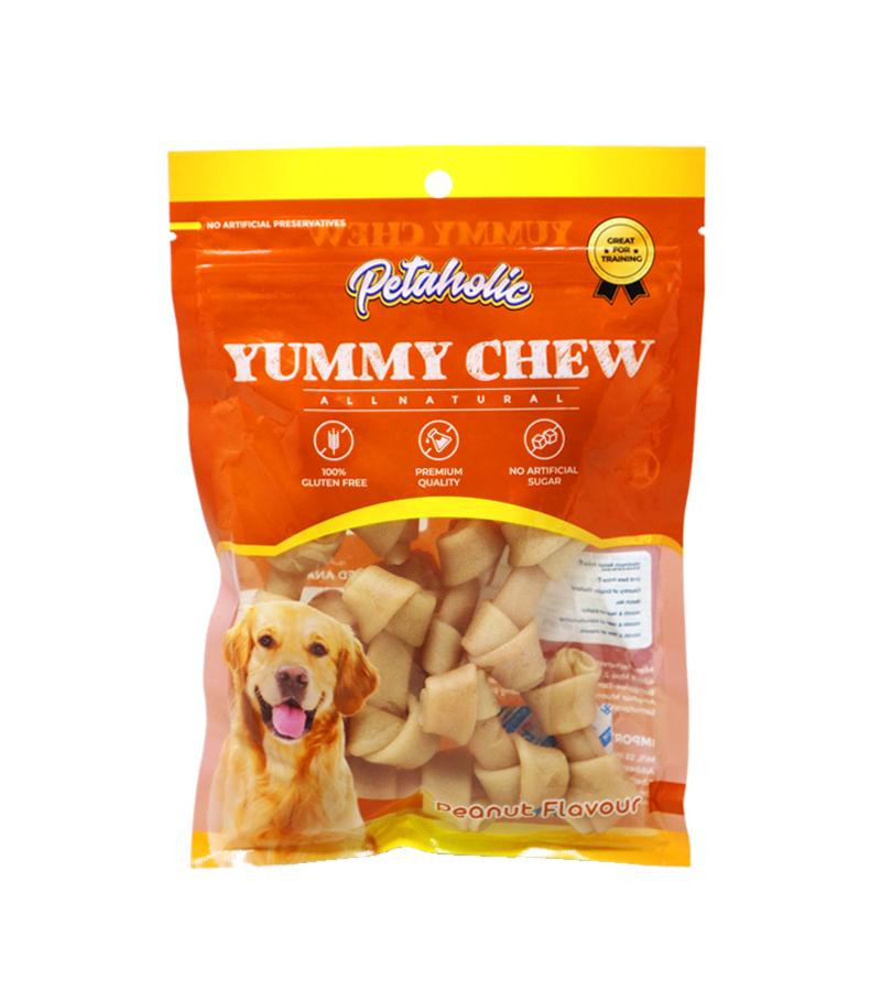 Petaholic Yummy Chew Knotted Peanut (12 in 1)