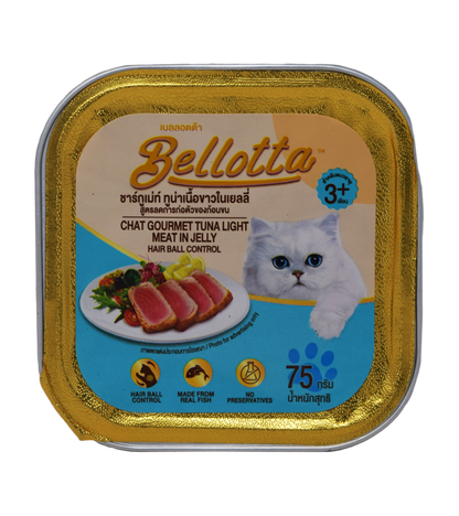 Bellotta Tray Meat in Jelly Hair Ball Control  (Pack of 7)