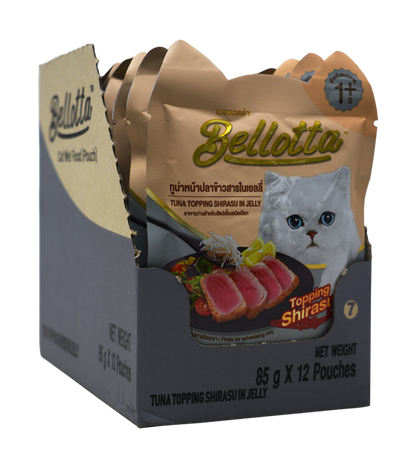 Bellotta Tuna Pouch Shirasu in Jelly (85 gm)