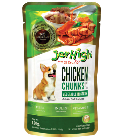 Jerhigh Vegetable and Chicken Gravy (120 gm)Pack of 12