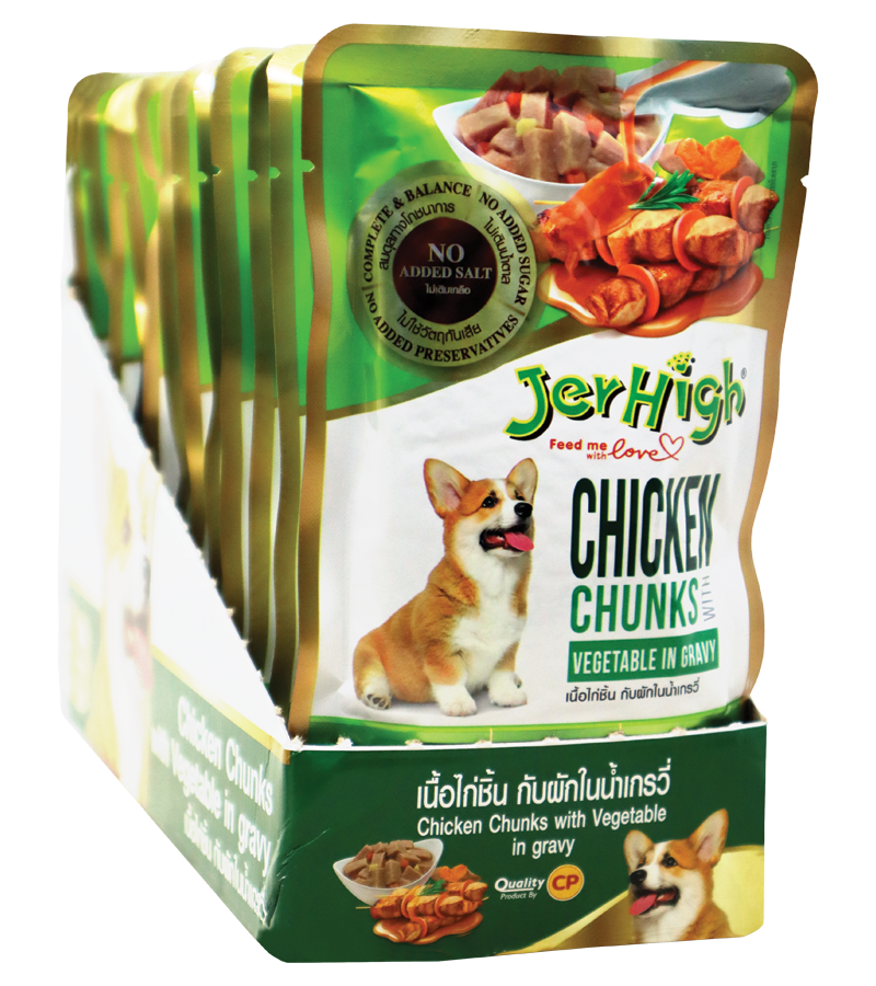 Jerhigh Vegetable and Chicken Gravy (120 gm)Pack of 12