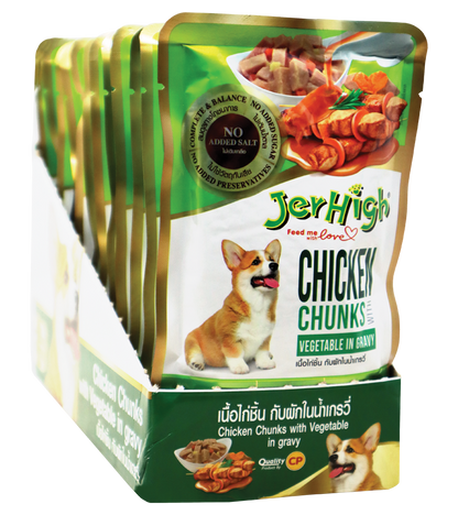 Jerhigh Vegetable and Chicken Gravy (120 gm)Pack of 12