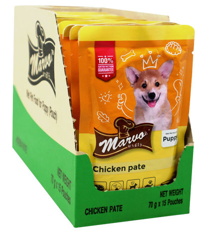 Marvo Chicken Pate in Gravy (70 gm)  (Pack of 15)