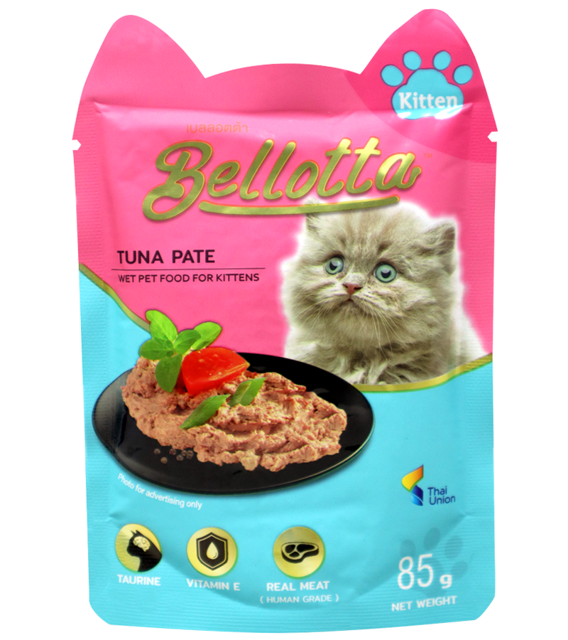 Bellotta Pouch Kittens Tuna Pate (85 gm)  (Pack of 12)