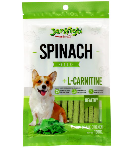 Jerhigh Spinach Stix (100 gm)