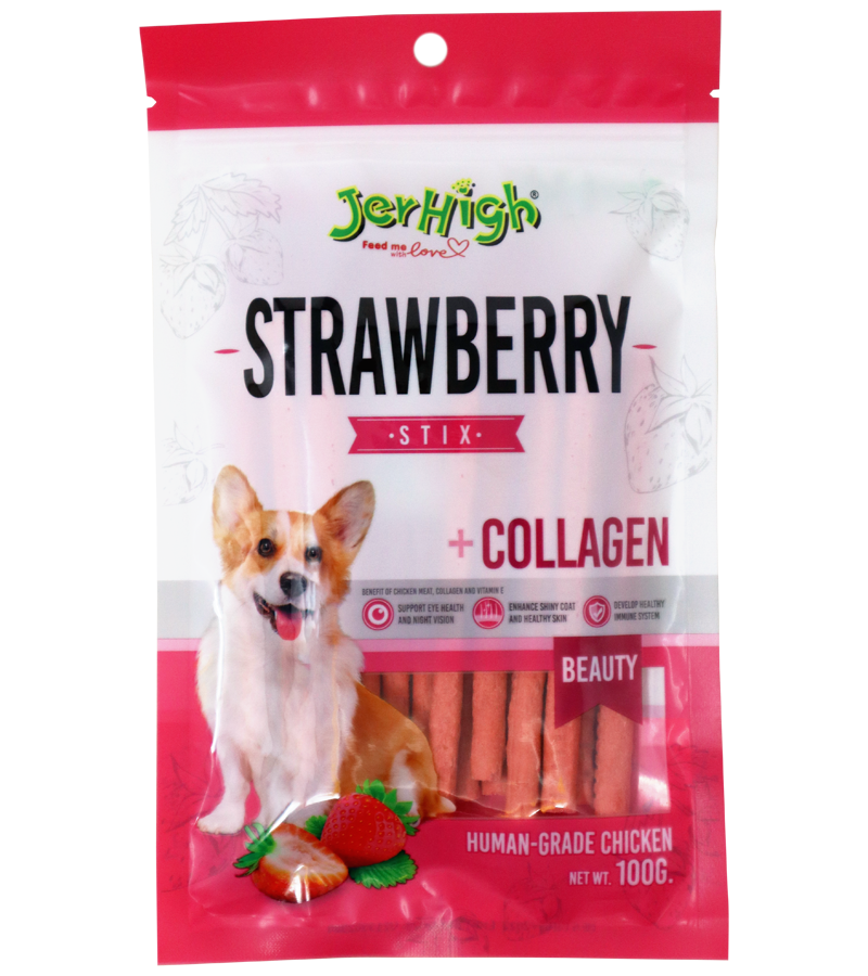 Jerhigh Strawberry Stix (100 gm)