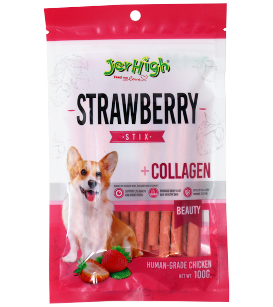 Jerhigh Strawberry Stix (100 gm)