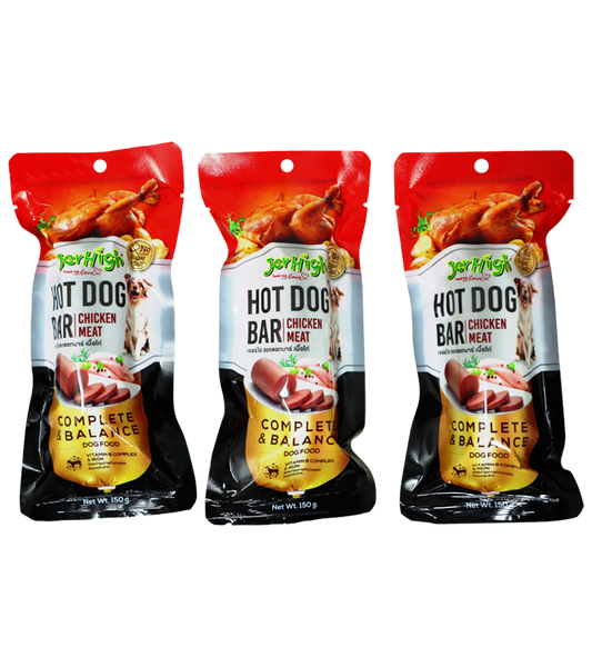 Jerhigh Hot-Dog Chicken Bar (150 gm)