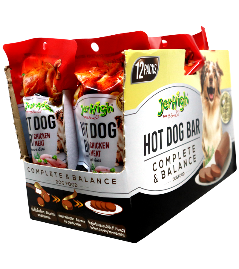 Jerhigh Hot-Dog Chicken Bar (150 gm)