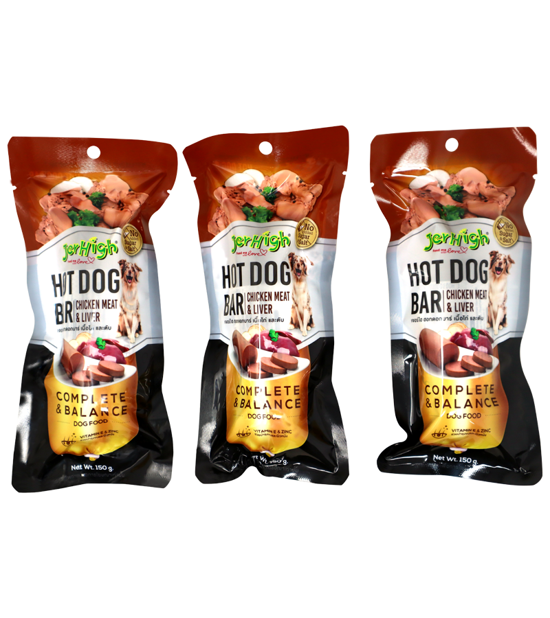 Jerhigh Hot-Dog Liver Bar (150 gm)