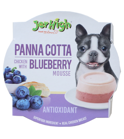 Jerhigh Panna Cotta Chicken Blueberry (70 gm)