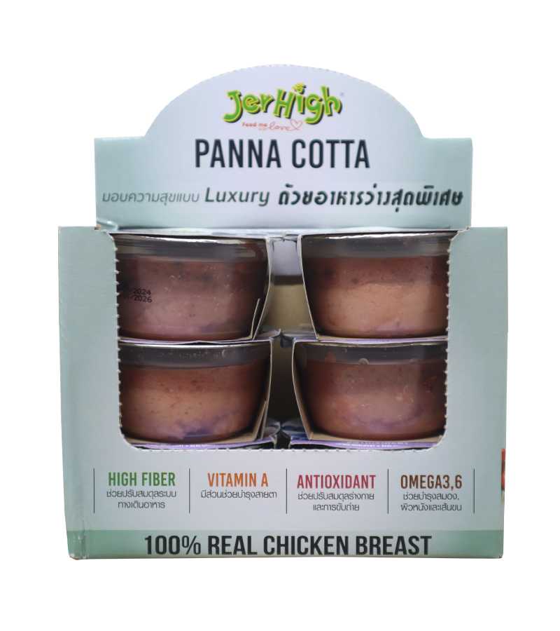 Jerhigh Panna Cotta Chicken Blueberry (70 gm)