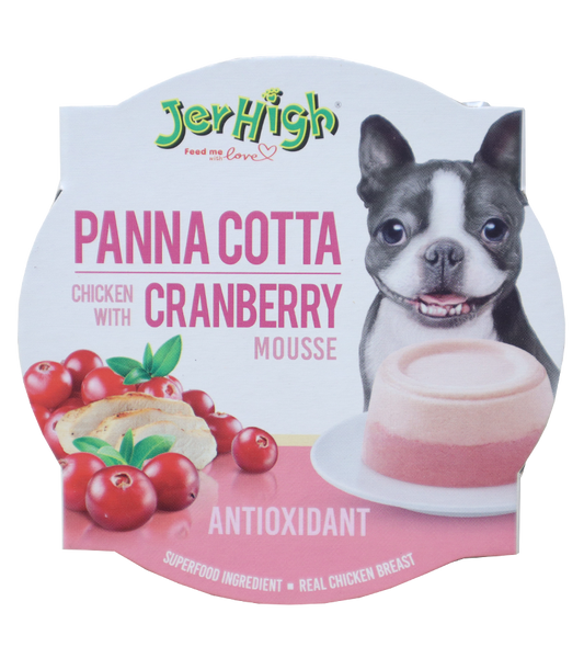 Jerhigh Panna Cotta Chicken Cranber (70 gm)