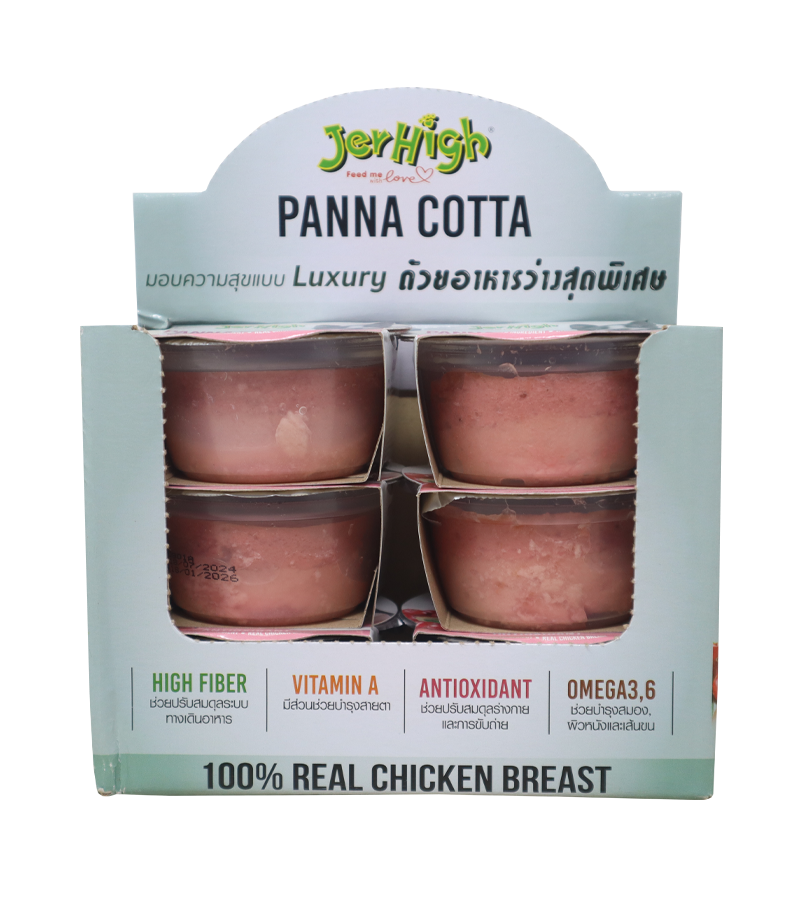 Jerhigh Panna Cotta Chicken Cranber (70 gm)