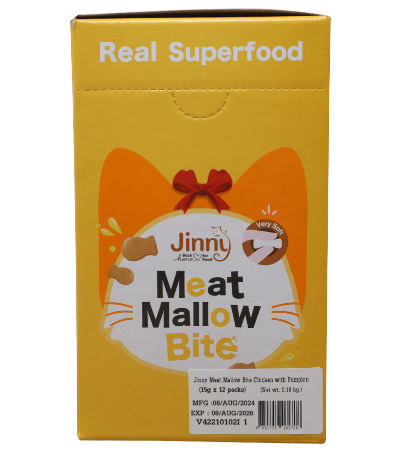 Jinny Meat Mallow Chicken & Pumpkin (15 gm)