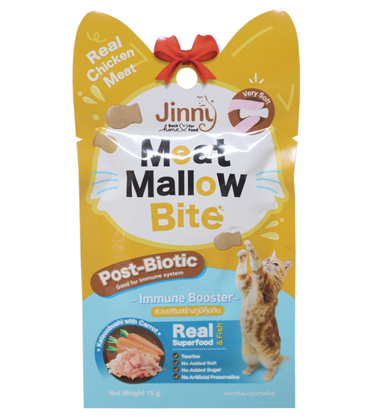 Jinny Meat Mallow Katsuobushi & Carrot (15 gm)