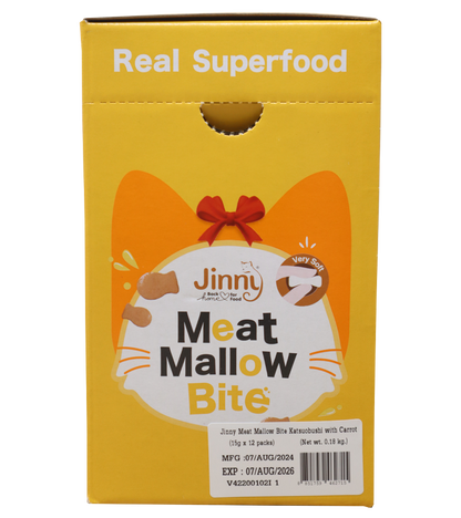 Jinny Meat Mallow Katsuobushi & Carrot (15 gm)