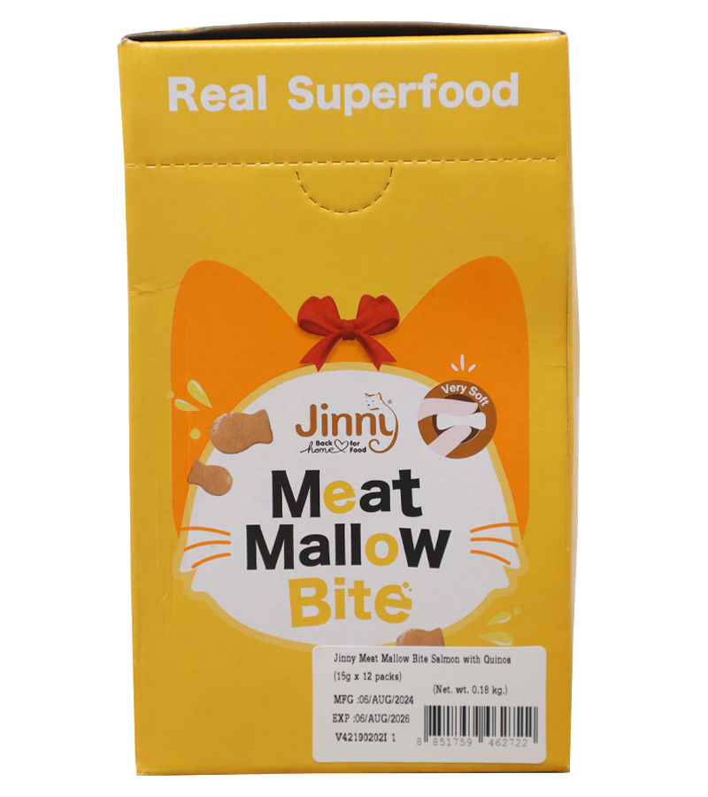 Jinny Meat Mallow Salmon & Quinoa (15 gm)