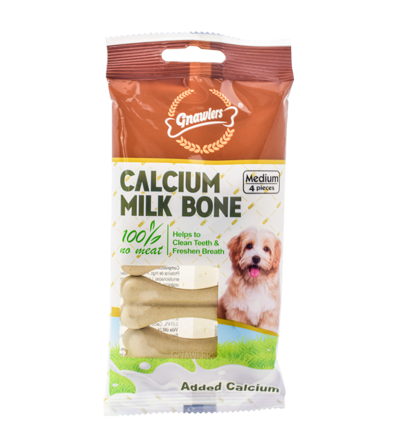 Gnawlers Calcium Bone Brown (4 in 1)