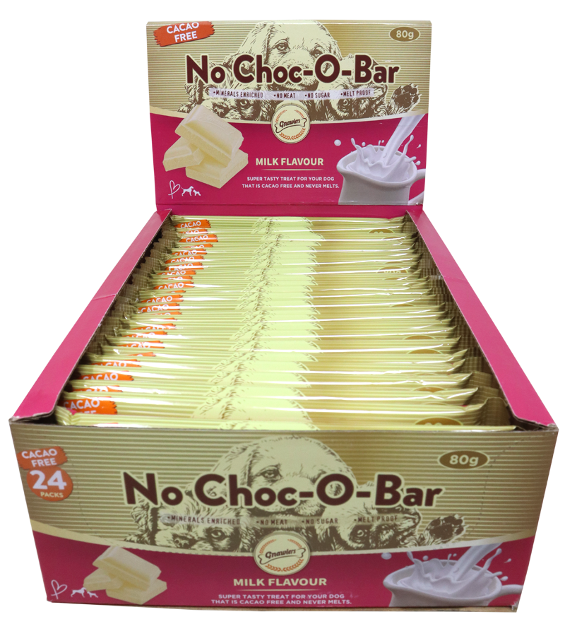 Gnawlers No Choc Bar Milk Flavour (80 gm)