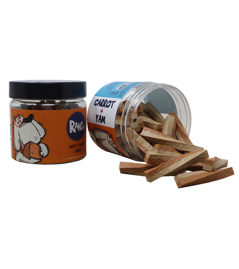 Ranch Training Bite's Yam + Carrot Flavour Jar (220 gm)