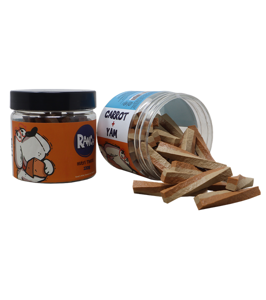 Ranch Training Bite's Yam + Carrot Flavour Jar (220 gm)