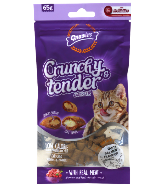 Gnawlers Crunchy & Tender Salmon Flavour (65 gm)