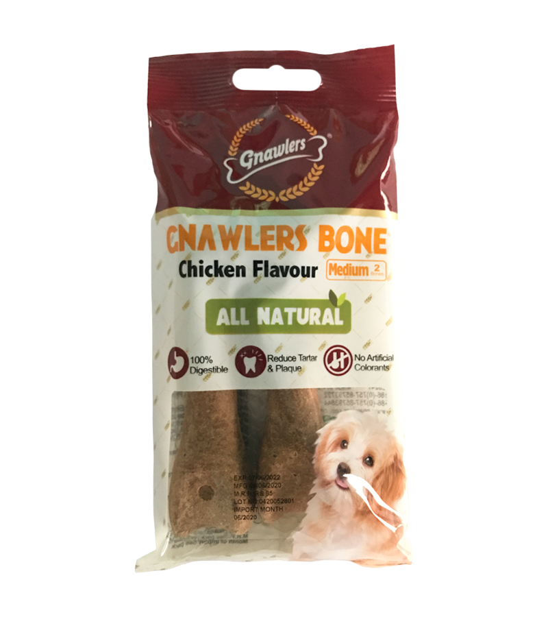 Gnawlers 4.5" Chicken Bone (90 gm)