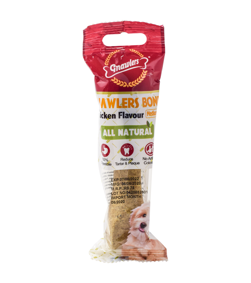 Gnawlers 5" Chicken Bone (95 gm)