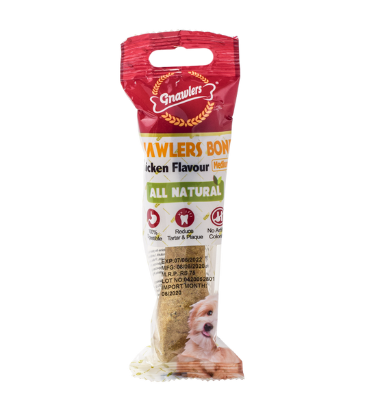 Gnawlers 5" Chicken Bone (95 gm)