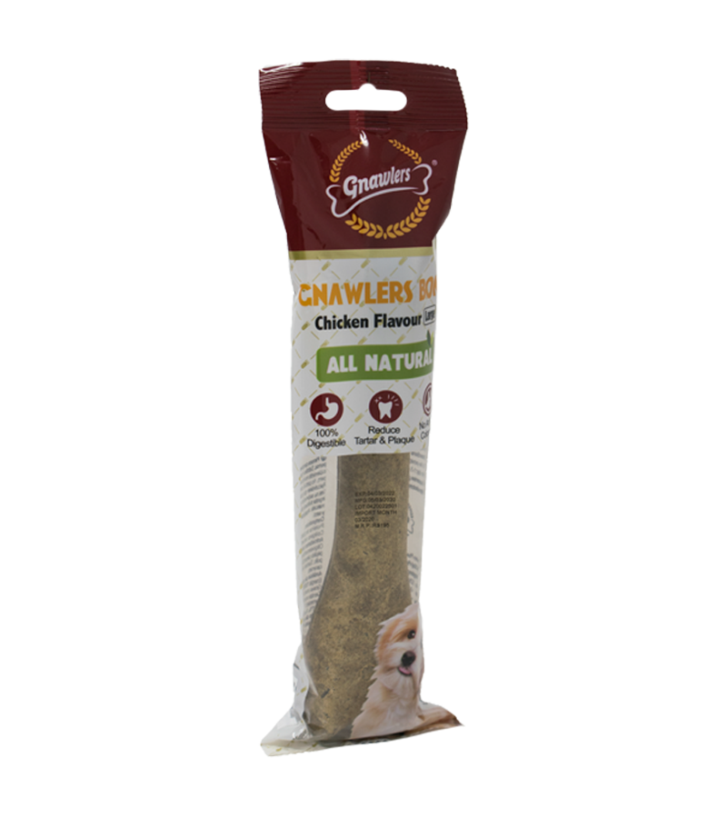 Gnawlers 8" Chicken Bone (265 gm)