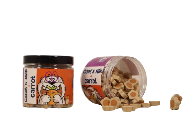 Ranch Training Bite's Goat's Milk + Carrot Flavour Jar (220 gm)