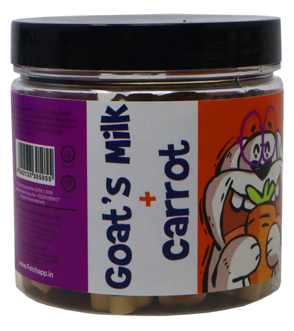 Ranch Training Bite's Goat's Milk + Carrot Flavour Jar (220 gm)