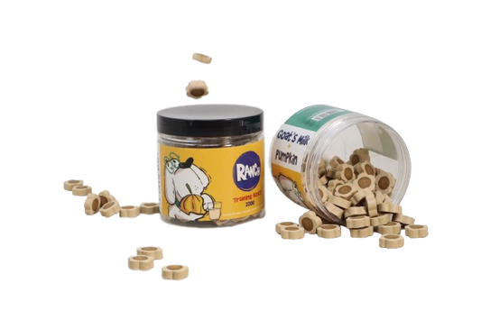 Ranch Training Bite's Goat's Milk + Pumpkin Flavour Jar (220 gm)