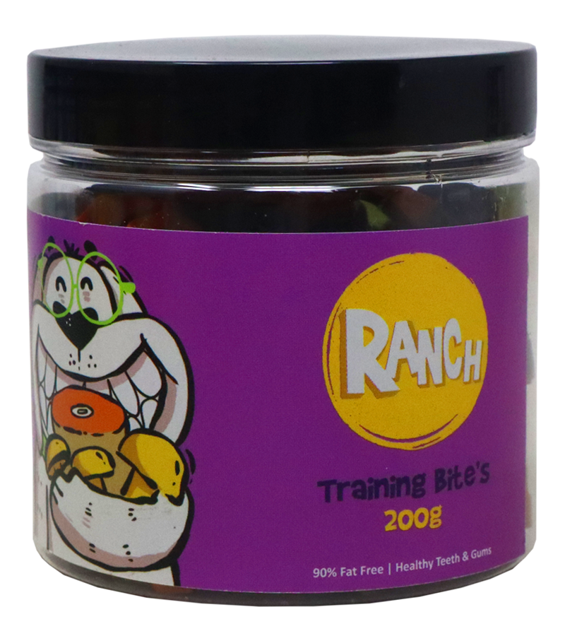 Ranch Traning Bite's Mushroom + Lamb Flavour Jar (200 gm)