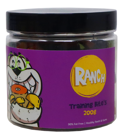 Ranch Traning Bite's Mushroom + Lamb Flavour Jar (200 gm)