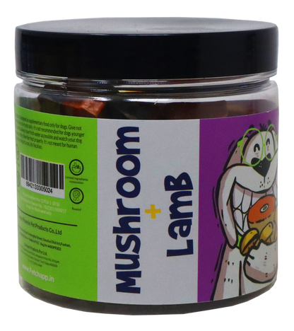 Ranch Traning Bite's Mushroom + Lamb Flavour Jar (200 gm)