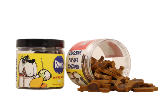 Ranch Traning Bite's Coconut Papaya + Chicken Flavour Jar (200 gm)