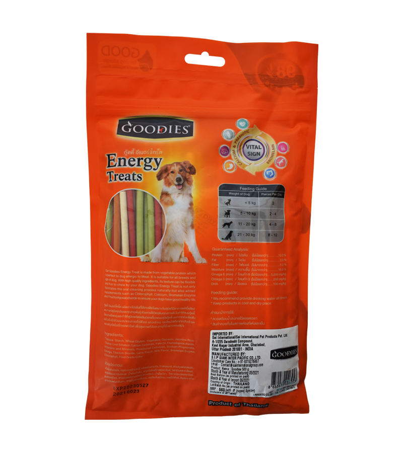 Goodies Energy Treat in Mix Sticks Shaped (500 gm)