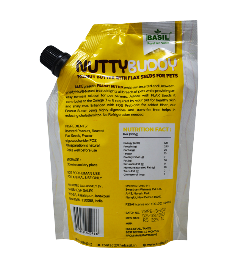 Basil Nutty Buddy (250 gm)