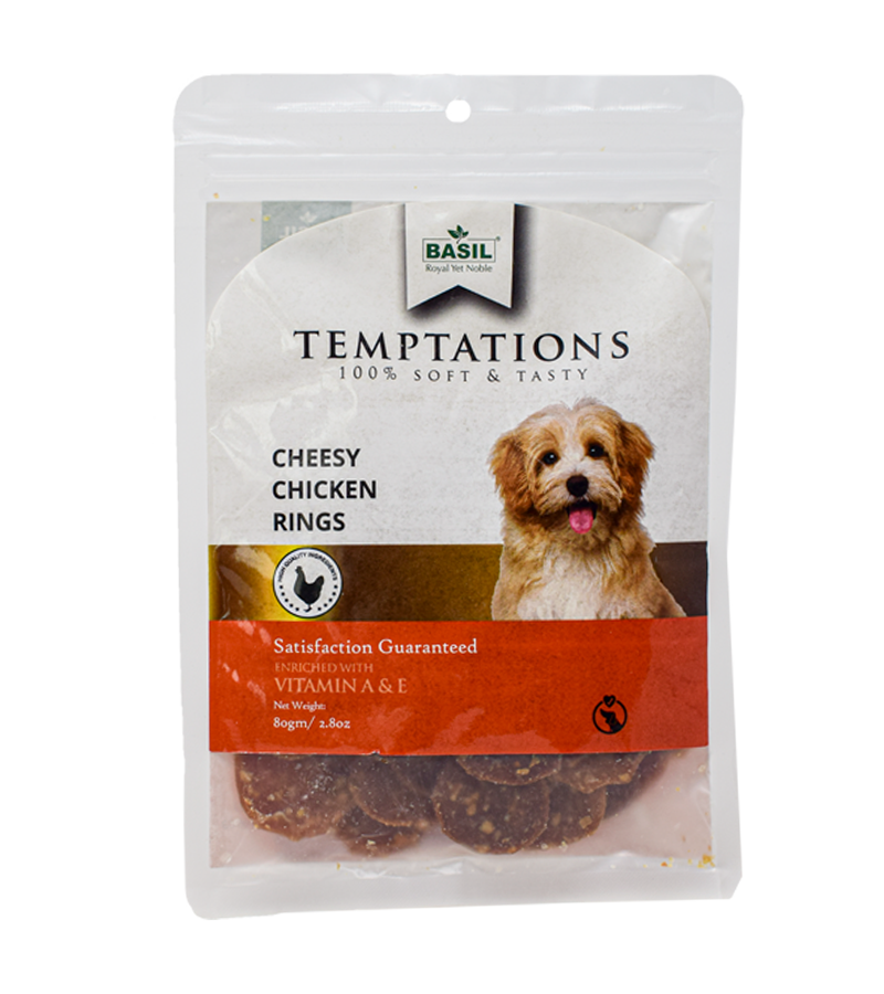 Basil Treat Temptation Rings (80 gm)